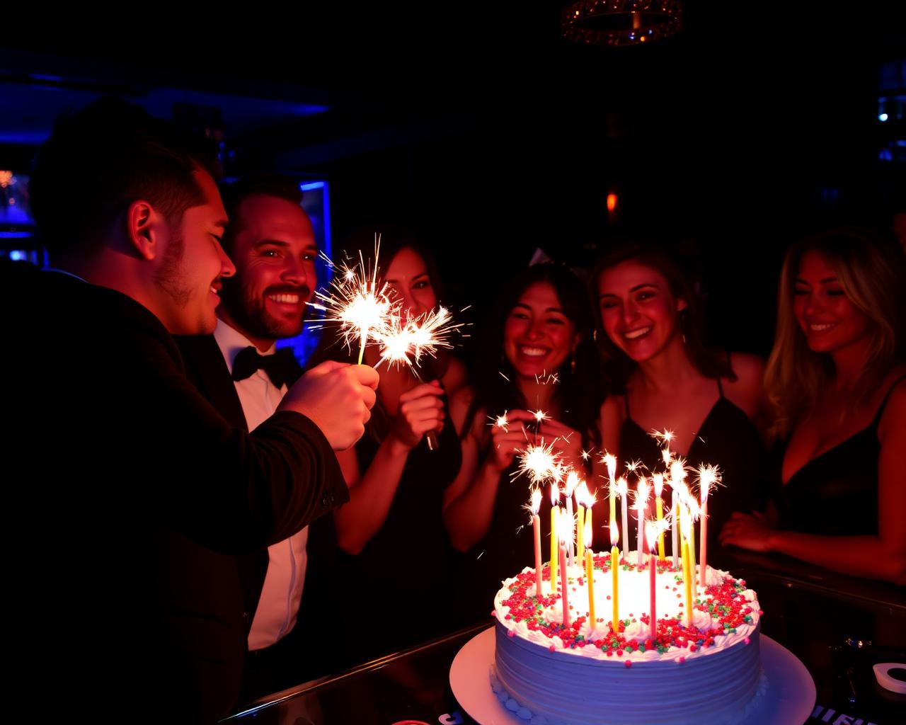 Geburtstagsfeier in der Moonlight Bar